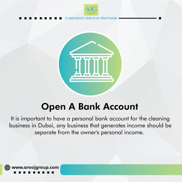 open a bank account