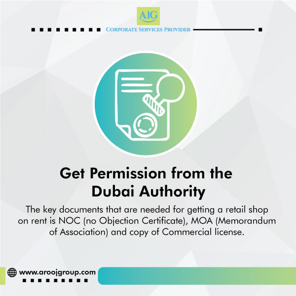 Get permission from Dubai authority