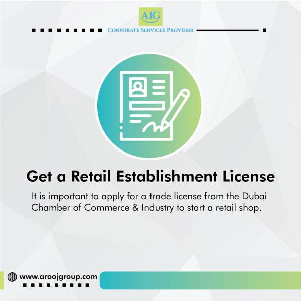 get retail establishment license