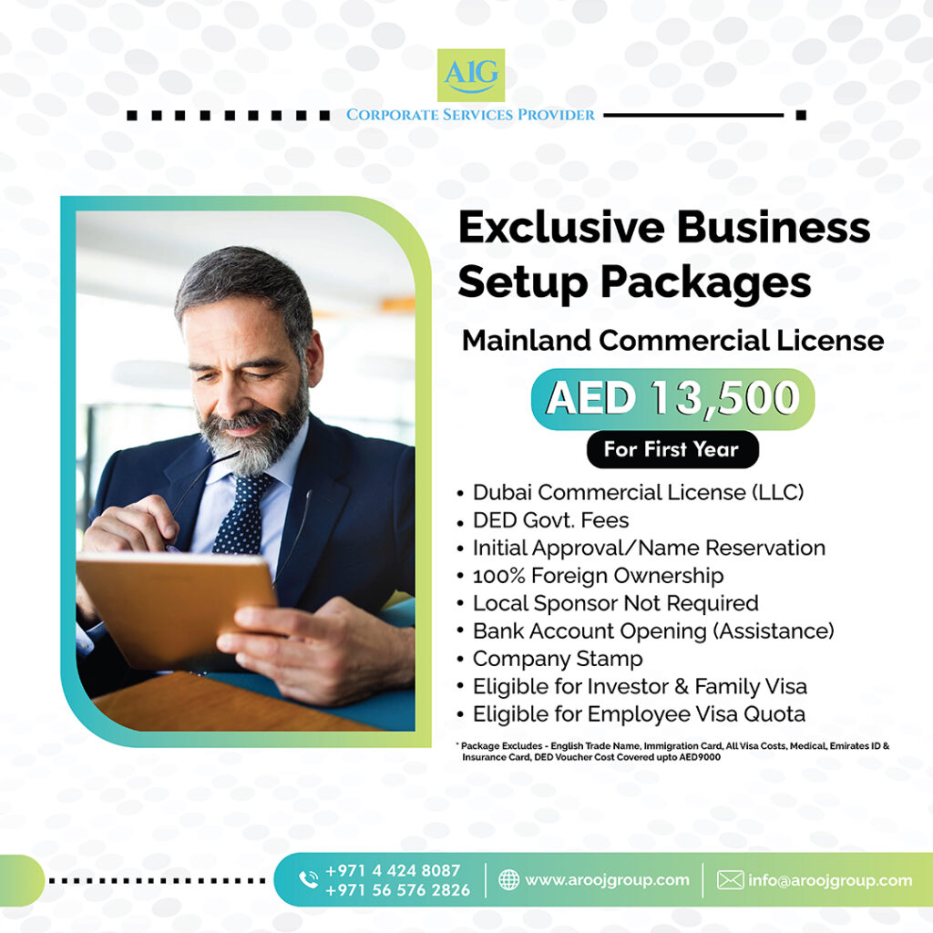 Get exclusive business setup packages